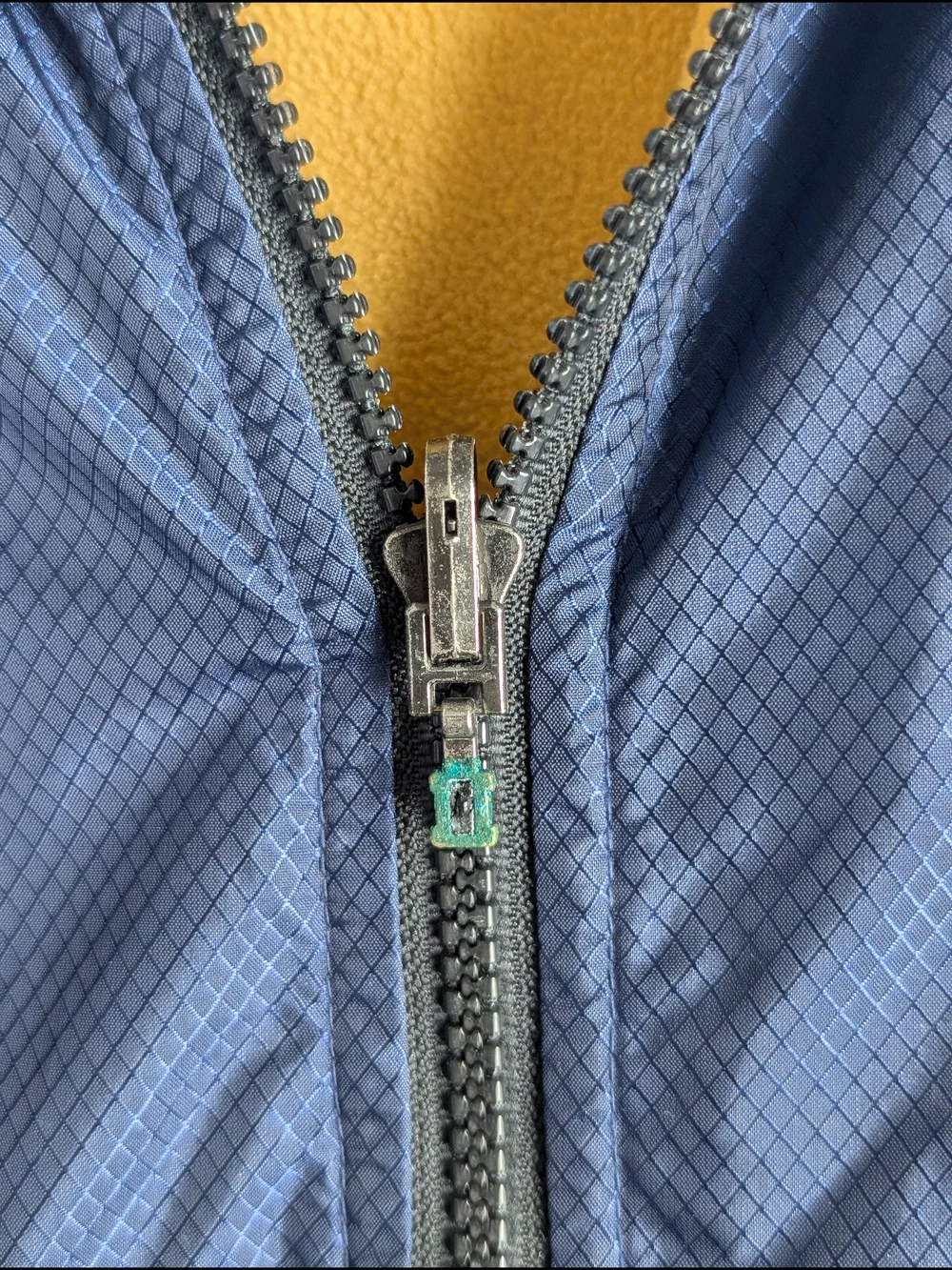 VTG Nike Jordan 1/2 Zip Windbreaker Men XL Blue Fleece Lined Ripstop Reversible